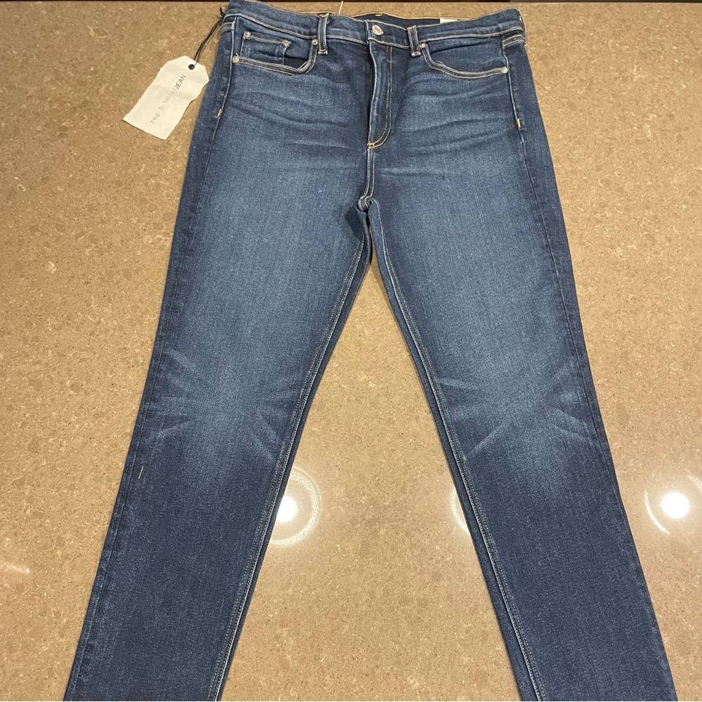 Rag & Bone high rise skinny jeans - Picture 2 of 3